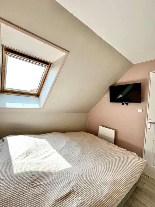 Appartamento Duplex Cosy Avec Vue Mer Cucq Esterno foto