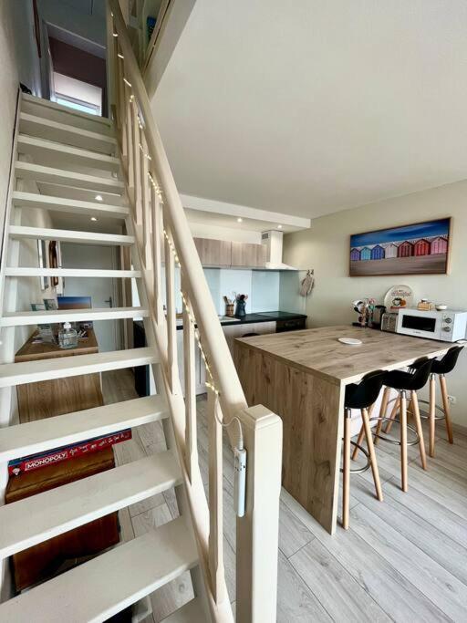 Appartamento Duplex Cosy Avec Vue Mer Cucq Esterno foto